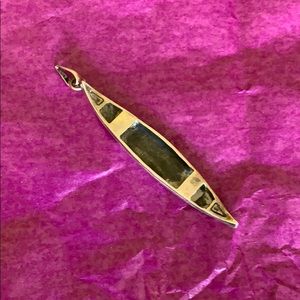 Sterling Silver Canoe Charm